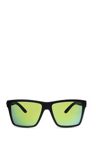 Liive Vision Bazza Mirror Sunglasses, Matt Black Xtal Black, hi-res