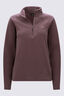 Macpac Women's Tui Fleece Pullover, Huckleberry, hi-res