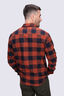 Macpac Men's Sutherland Slim Flannel Shirt, Roasted Russet Check, hi-res