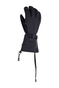 Macpac Powder Snow Gloves, Black, hi-res