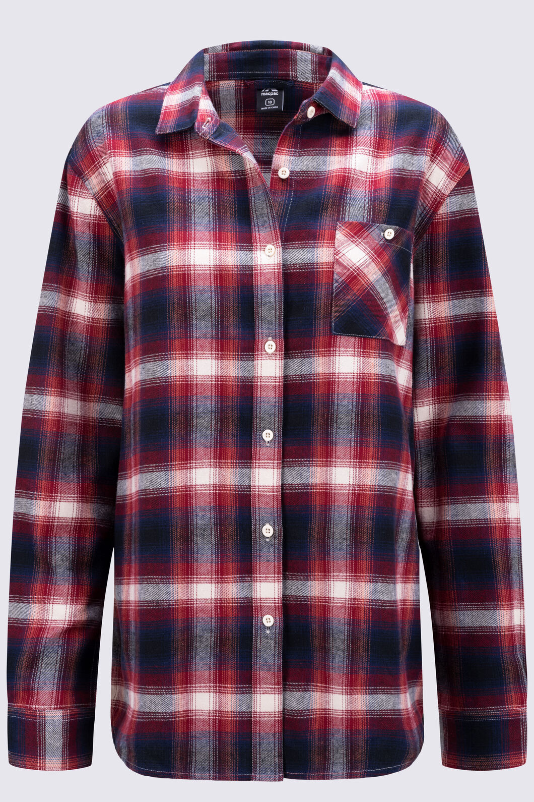 Macpac Women's Sutherland Shirt, Odyssey Check, hi-res