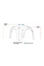 Zempire Speedbase 2 Air Gazebo, Stone/Black, hi-res