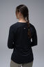 Macpac Women's Cass Long-Sleeve T-Shirt, BLACK MARLE, hi-res