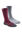 Injinji Women's Liner + Hiker Crew Socks, Maroon/Heather Grey, hi-res