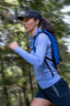 Macpac Women's Infinity ¼ Zip Top, Hydrangea, hi-res