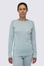 Macpac Women's Geothermal Long Sleeve Top, Grey Mist, hi-res