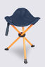 Macpac Tripod Stool V2, Naval Acadamy/Orange, hi-res