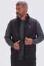 Macpac Men's Dunstan Fleece Vest, Black, hi-res