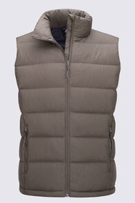 Macpac Men's Halo Down Vest ♺, Tarmac, hi-res