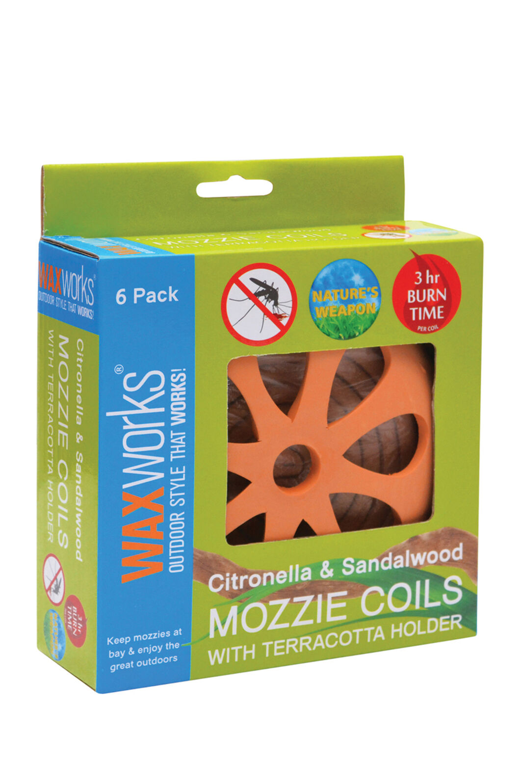 Waxworks 6 Pack Citronella & Sandalwood Coils, None, hi-res