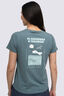Macpac Women's Te Papakura O Taranaki NP Fairtrade Organic Cotton T-Shirt, Goblin Blue, hi-res