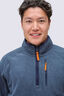 Macpac Men's Transit Fleece Pullover, Odyssey Heather, hi-res
