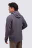 Macpac Mens Mountain Hooded Fleece Jacket, Forged Iron, hi-res