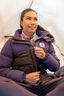 Macpac Women's Heritage Hooded Down Jacket, Loganberry/Java, hi-res