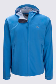 Macpac Men's Vortex Rain Jacket, Mediterranean Blue, hi-res