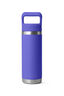 YETI® Rambler® Bottle with Straw Cap — 18 oz, Ultramarine Violet, hi-res