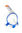 Mares Sea-Vu Dry + Full Face Snorkelling Mask, Blue/Clear, hi-res