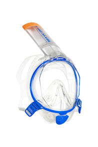 Mares Sea-Vu Dry + Full Face Snorkelling Mask, Blue/Clear, hi-res