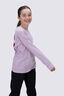 Macpac Kids' Abstract Waterway Fairtrade Organic Cotton Long Sleeve T-Shirt, Fair Orchid, hi-res
