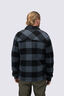 Macpac Men's Alma Fleece Lined Shirt, Turbulence Check, hi-res