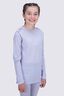 Macpac Kids' 220 Merino Long Sleeve Top, Xenon Blue, hi-res