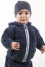 Macpac Baby Acorn Fleece Jacket, Black Iris/Blue Fog, hi-res