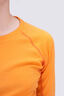Macpac Kids' Geothermal Long Sleeve Top, Tangerine, hi-res