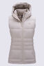 Macpac Women's Aurora Hooded Down Vest, French Oak, hi-res