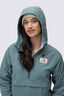 Macpac Women&rsquo;s Heritage Fleece Lined Windbreaker, North Atlantic, hi-res