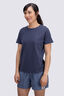 Macpac Women's Vintage Embroidered Fairtrade Organic Cotton Short Sleeve T-Shirt, Odyssey Grey, hi-res
