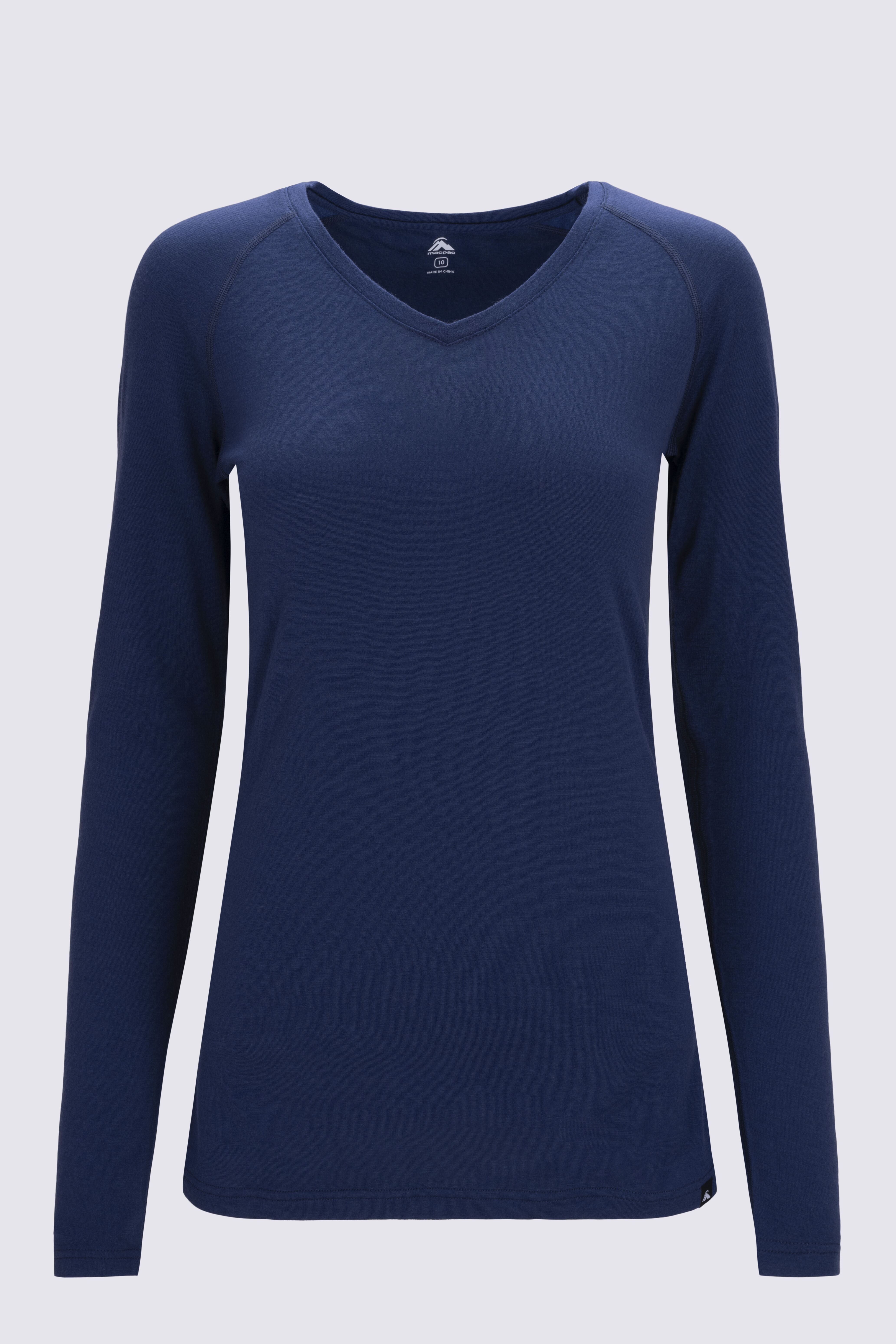 V neck thermal top women's new arrivals