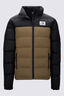 Macpac Men's Halo Down Jacket ♺, Black/Kangaroo, hi-res