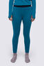 Macpac Women's 220 Merino Long Johns, Ocean Depths, hi-res