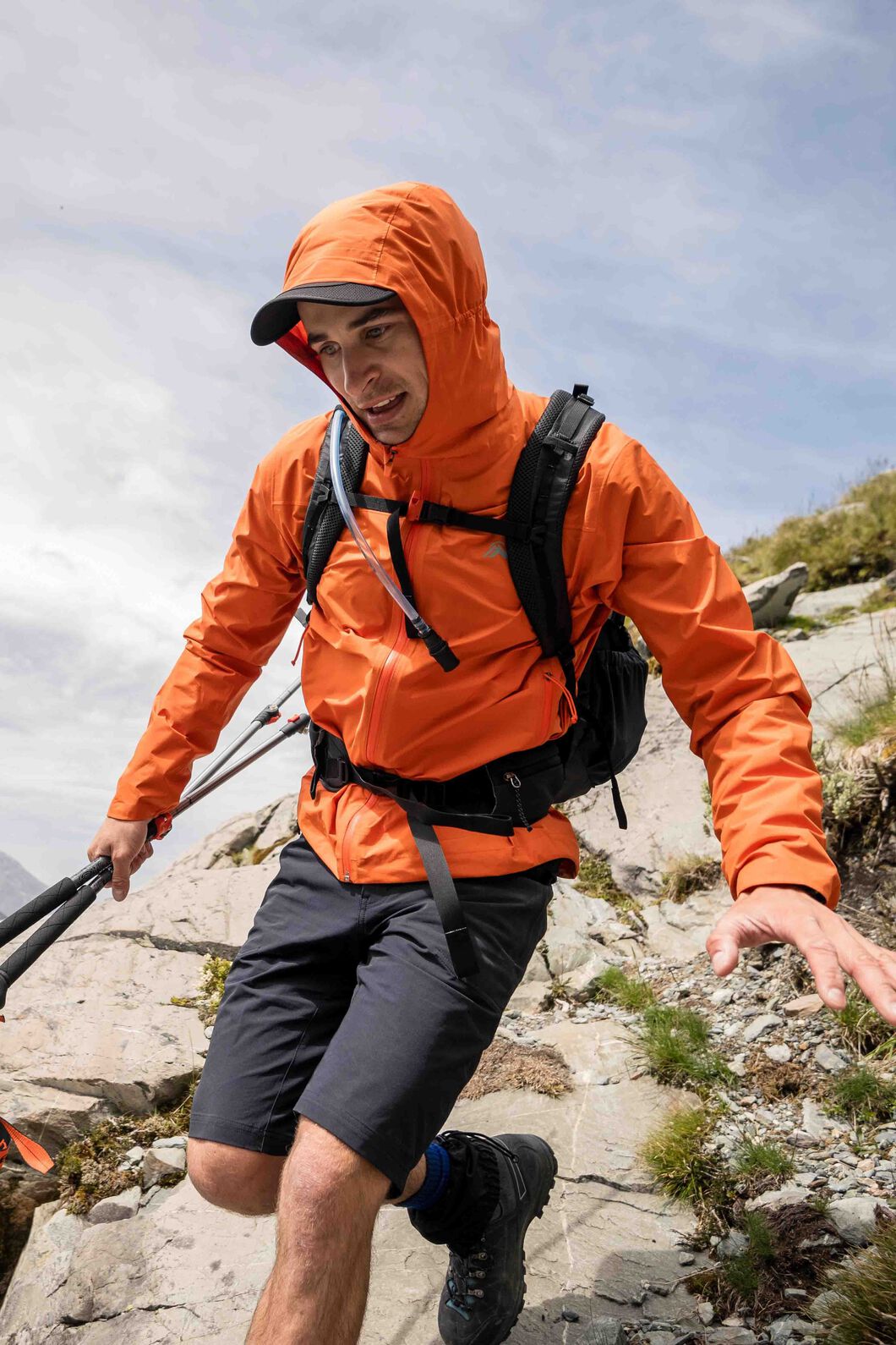 Hiking rain jacket clearance
