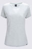 Macpac Women's Ella 180 Merino T-Shirt, Aqua Grey Marle, hi-res