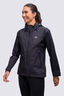 Macpac Women's Traverse Rain Jacket, Black, hi-res