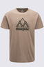 Macpac Men's Vintage Co T-Shirt, Lead Grey, hi-res