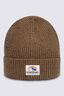 Macpac Merino Wool Heritage Beanie, Kangaroo, hi-res