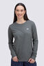 Macpac Women's Paparoa NP Fairtrade Organic Cotton Long Sleeve T-Shirt, Balsam Green, hi-res