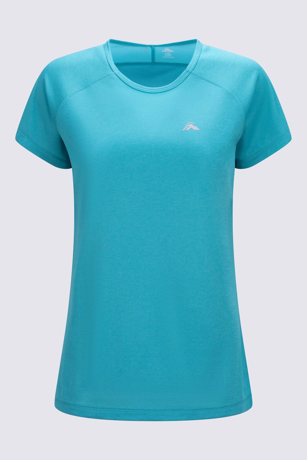Macpac Women's Cass Short Sleeve T-Shirt, Lake Blue Marle, hi-res