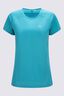 Macpac Women's Cass Short Sleeve T-Shirt, Lake Blue Marle, hi-res