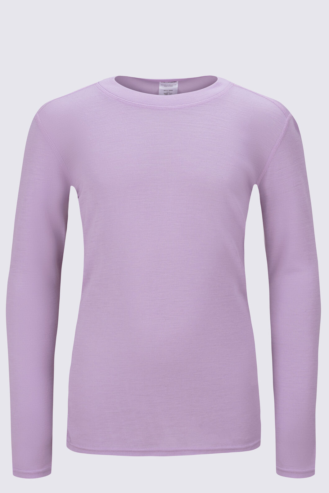 Macpac Kids' 220 Merino Long Sleeve Top, Fair Orchid, hi-res