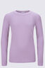 Macpac Kids' 220 Merino Long Sleeve Top, Fair Orchid, hi-res