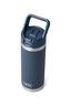 YETI® Rambler® Bottle with Straw Cap — 18 oz, Navy, hi-res