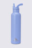 Macpac Insulated Standard Bottle with Straw Lid — 630ml, Periwinkle, hi-res