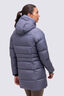 Macpac Women's Aurora Hooded Down Coat, Greystone, hi-res