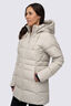 Macpac Women's Aurora Hooded Down Coat, Sand, hi-res