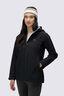 Macpac Women&rsquo;s Overcast Rain Jacket, Black, hi-res