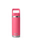 YETI&reg; Rambler&reg; Bottle with Straw Cap &mdash; 18 oz, Tropical Pink, hi-res