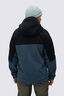 Macpac Men's Heritage Windproof Fleece Jacket, Black/Midnight Navy, hi-res